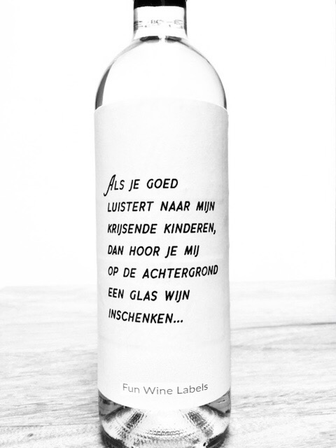 Wijnetiket Achtergrond