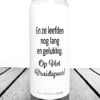 Bruiloft Wijn, wijnetiket op een fles wijn