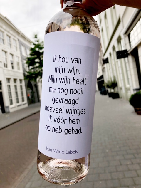 Wijnetiket Mijn Wijn