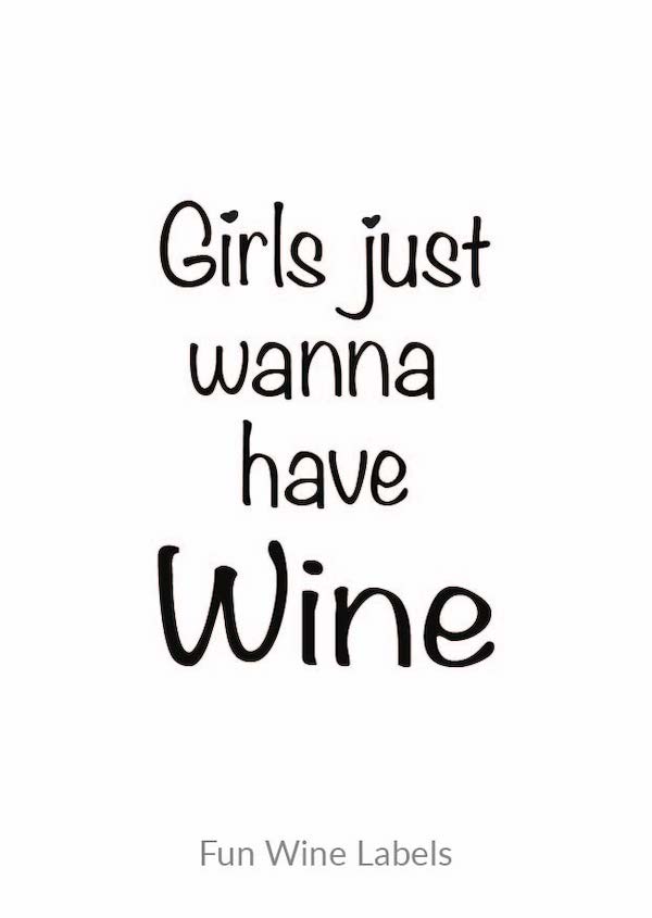 design wijnetiket girls just wanna have wine