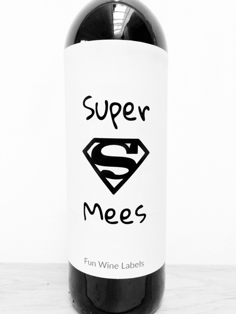 Wijnetiket Super Mees