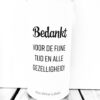wijnetiket bedankt, origineel cadeautje voor elke gelegenheid