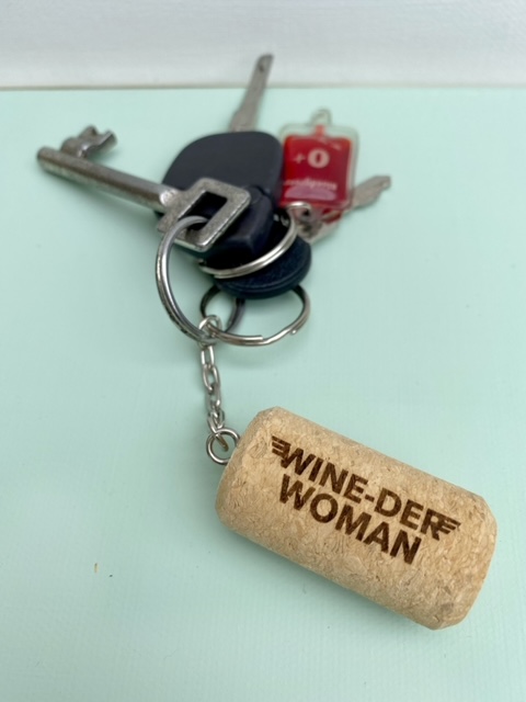 Sleutelhanger Wine-der Woman