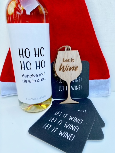 Grappig Wijnpakket Kerst