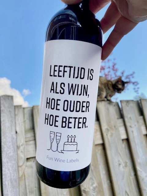 Wijnetiket Leeftijd Wijn