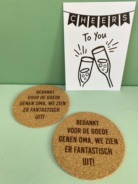 Set Onderzetters Oma
