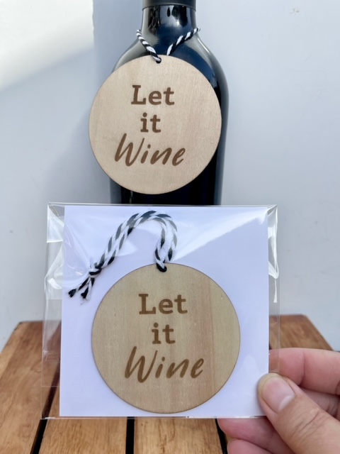 Wijnlabel Hout – Let it Wine