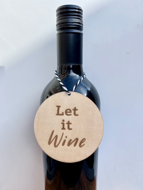 Wijnlabel Hout – Let it Wine