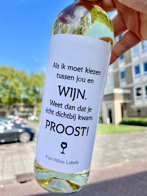 Wijnetiket Dichtbij Wijn