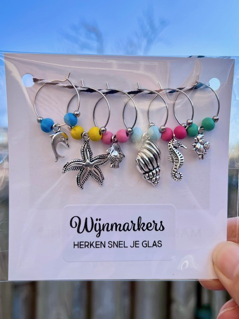 Wijnglas Markers Beach